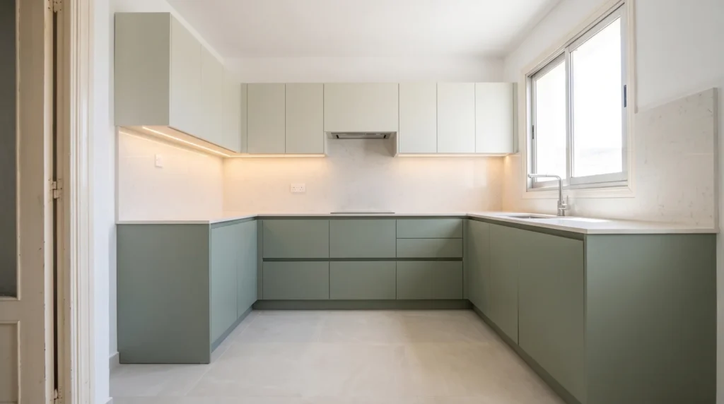 Cocina terminada después de la reforma
