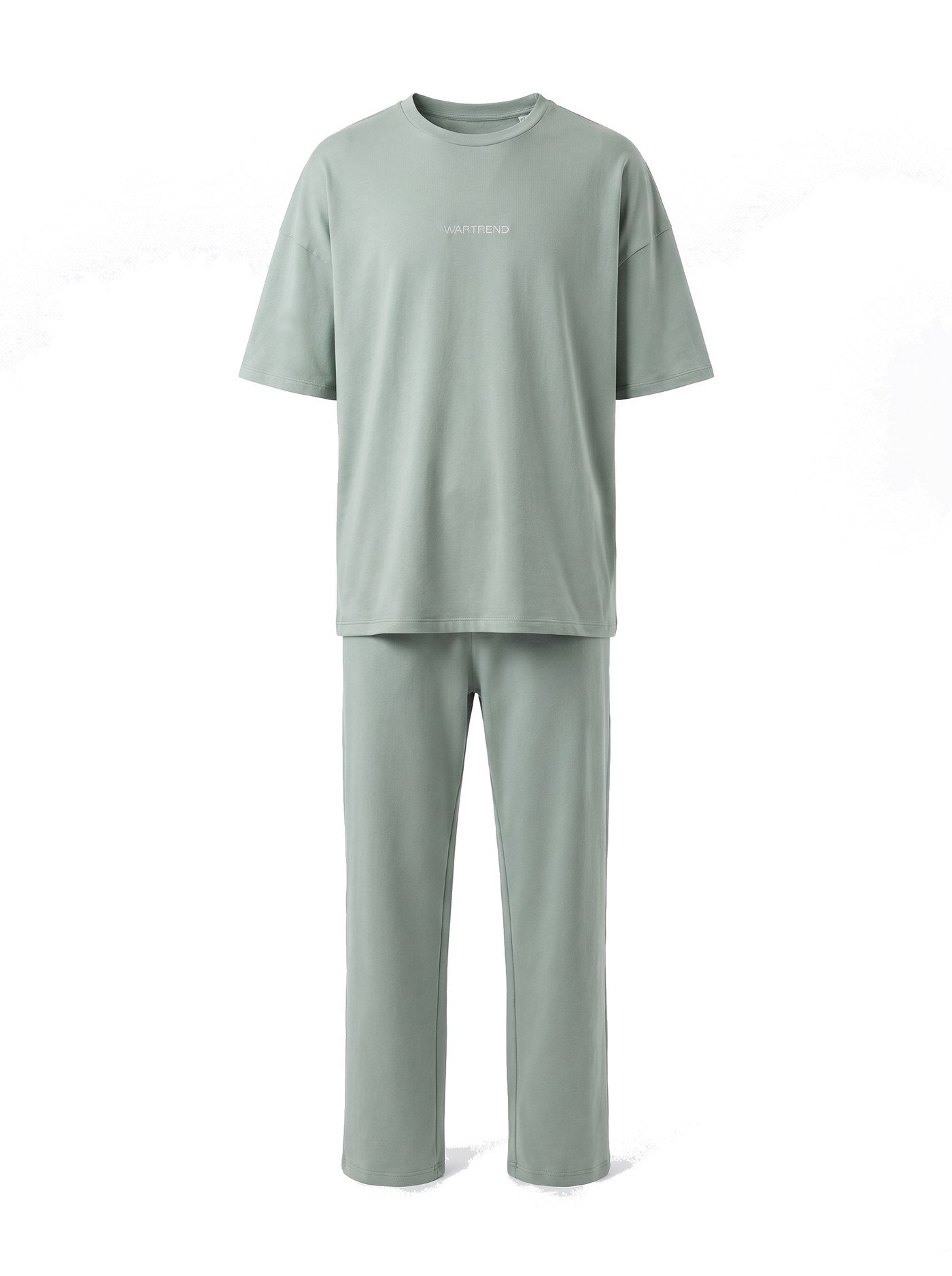 Conjunto Verde sobre fondo blanco